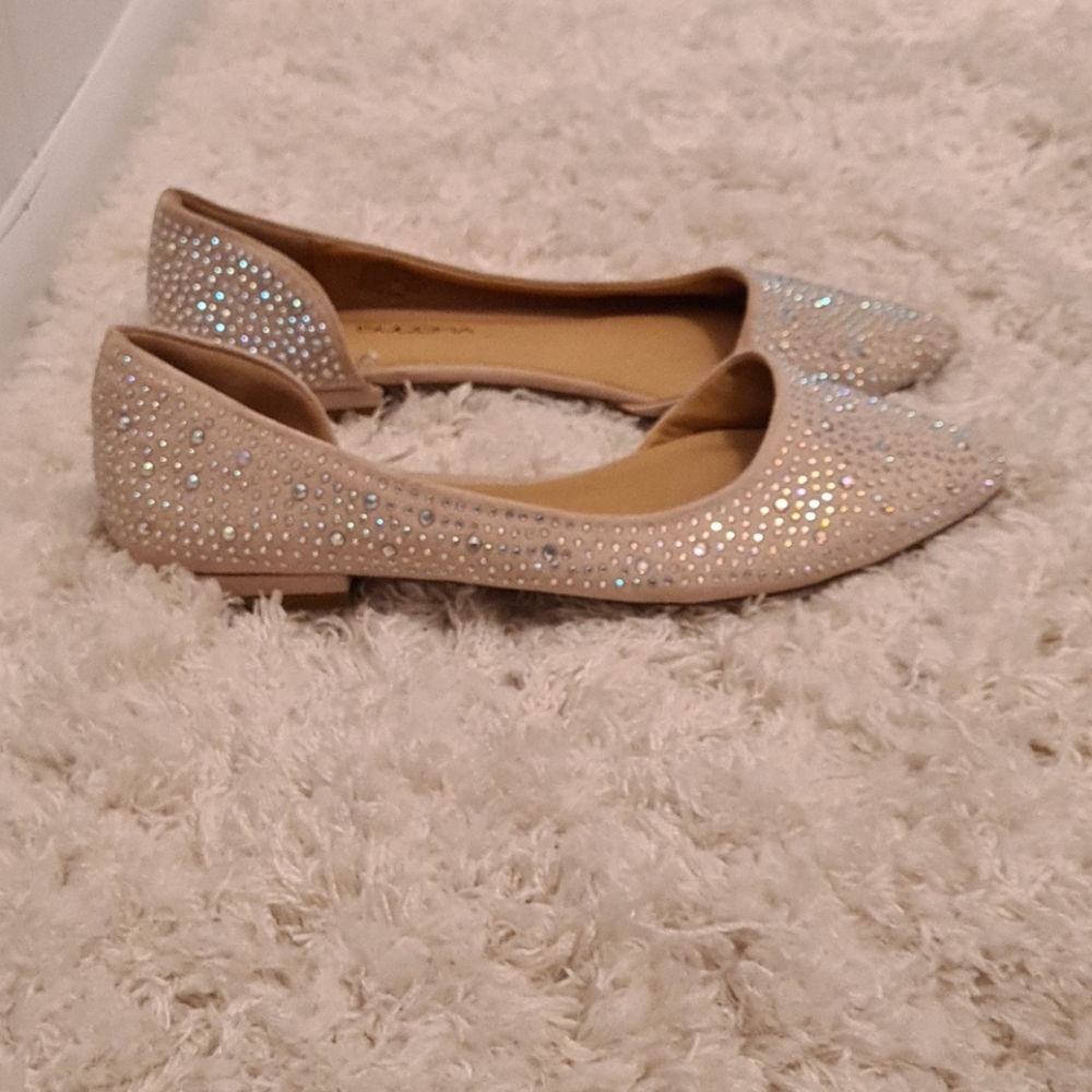 Stunning jeweled flats